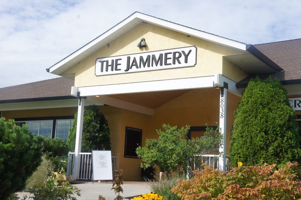 the entrance to the jammery in Kelowna